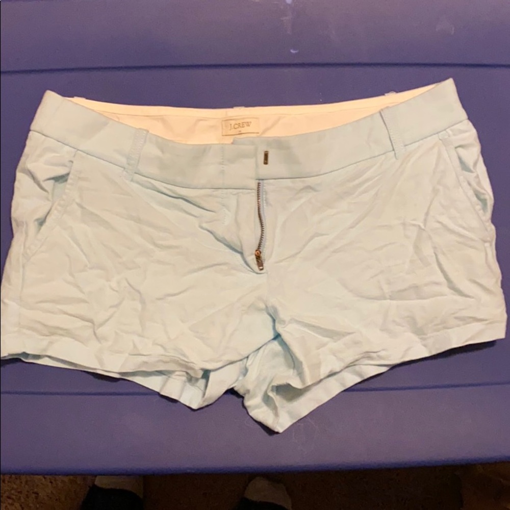 Pastel blue j crew shorts
